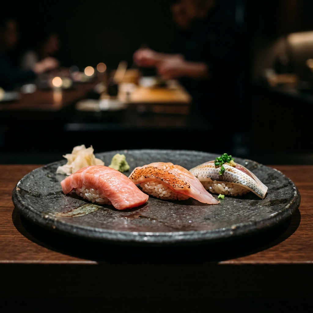 Hiraki Lunch Omakase - Seasonal Nigiri